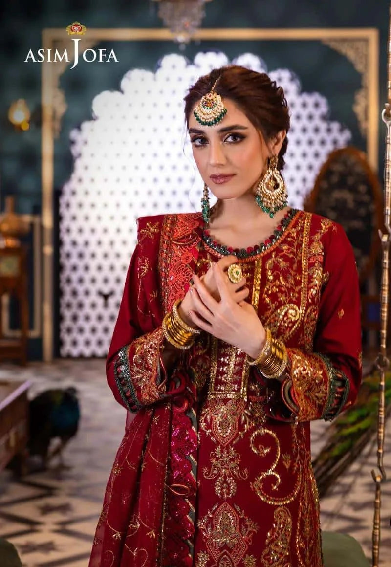 AJFI 21 - Fasana e Ishq By Asim Jofa Luxury Lawn