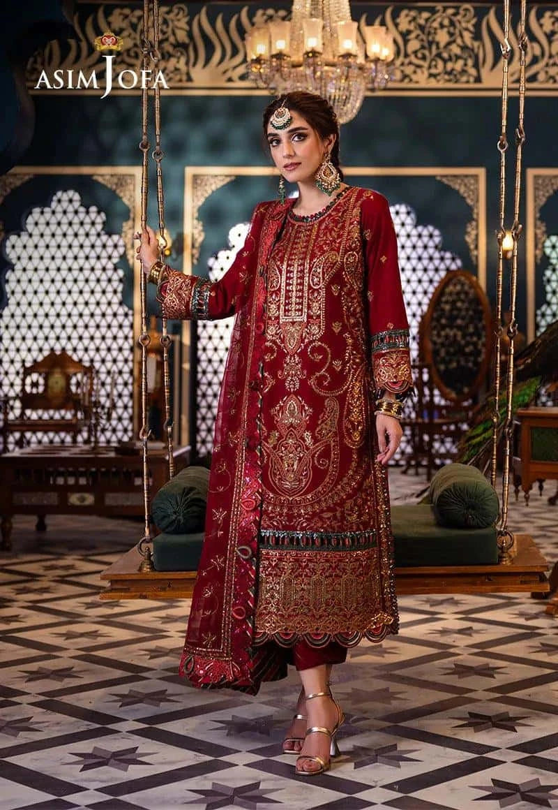 AJFI 21 - Fasana e Ishq By Asim Jofa Luxury Lawn