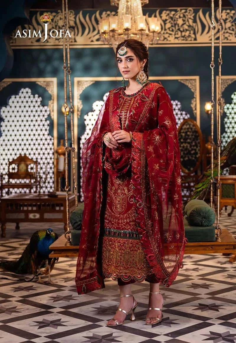AJFI 21 - Fasana e Ishq By Asim Jofa Luxury Lawn