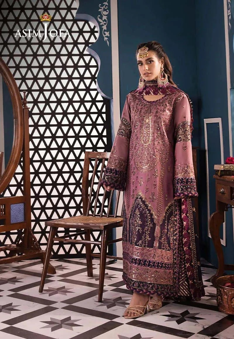 AJFI 22 - Fasana e Ishq By Asim Jofa Luxury Lawn