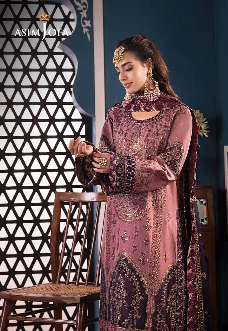 AJFI 22 - Fasana e Ishq By Asim Jofa Luxury Lawn