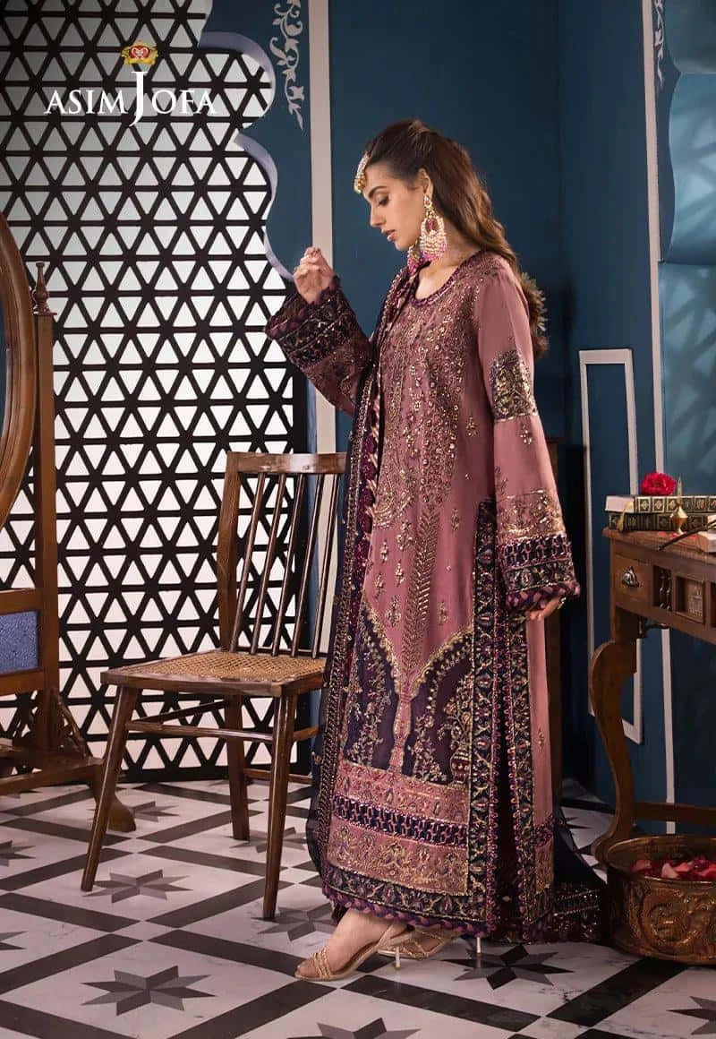 AJFI 22 - Fasana e Ishq By Asim Jofa Luxury Lawn