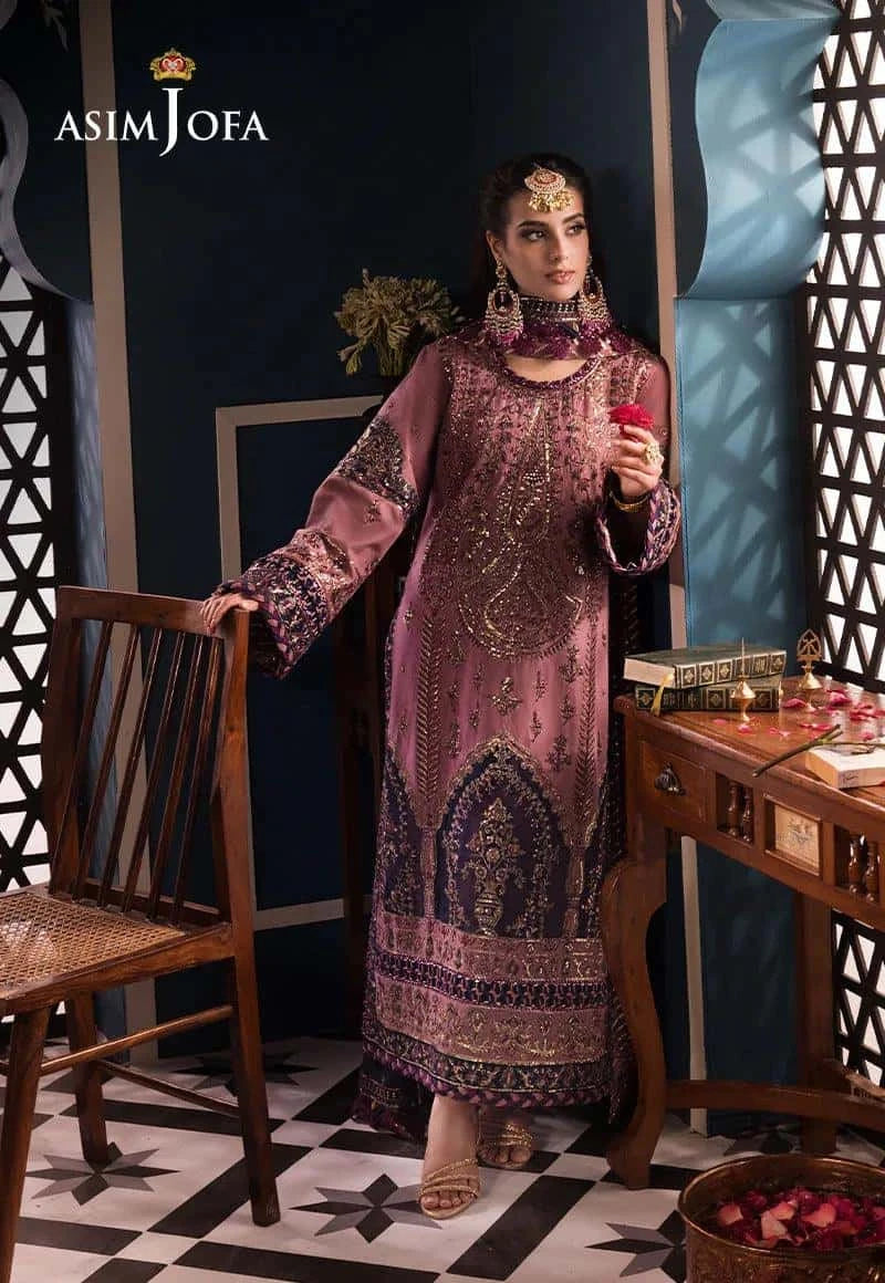 AJFI 22 - Fasana e Ishq By Asim Jofa Luxury Lawn