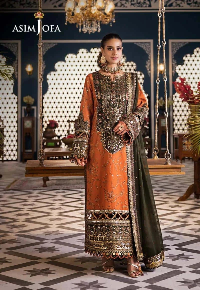 AJFI 24 - Fasana e Ishq By Asim Jofa Luxury Lawn