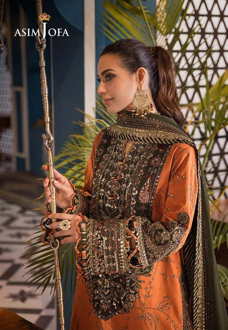 AJFI 24 - Fasana e Ishq By Asim Jofa Luxury Lawn