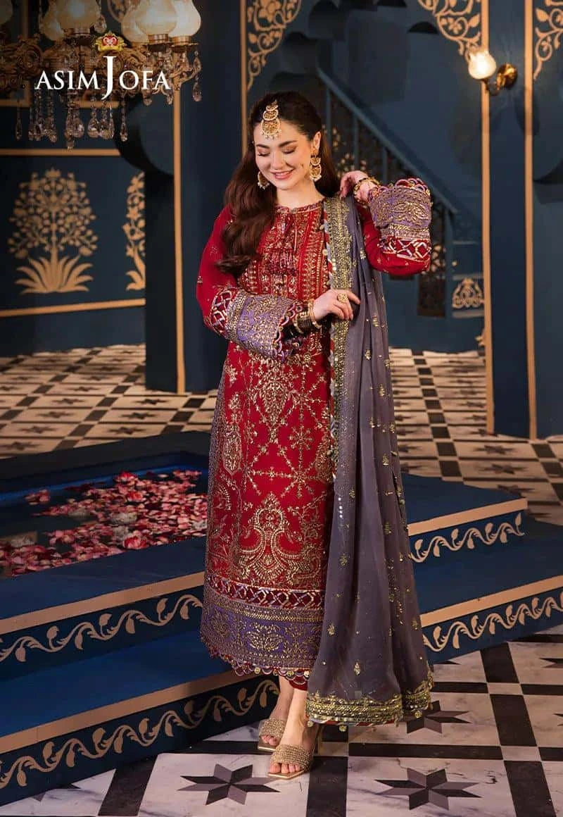 AJFI 27 - Fasana e Ishq By Asim Jofa Luxury Lawn