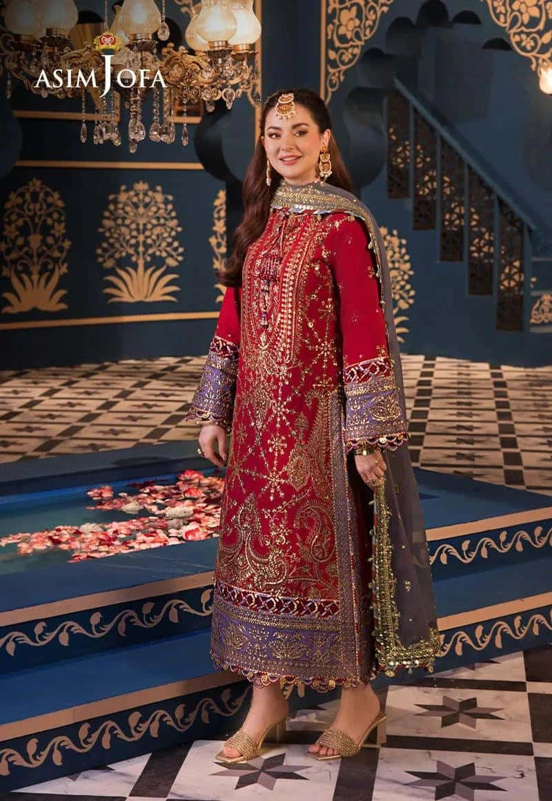 AJFI 27 - Fasana e Ishq By Asim Jofa Luxury Lawn