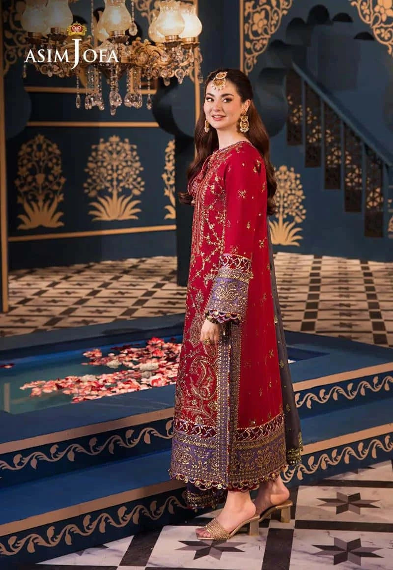 AJFI 27 - Fasana e Ishq By Asim Jofa Luxury Lawn