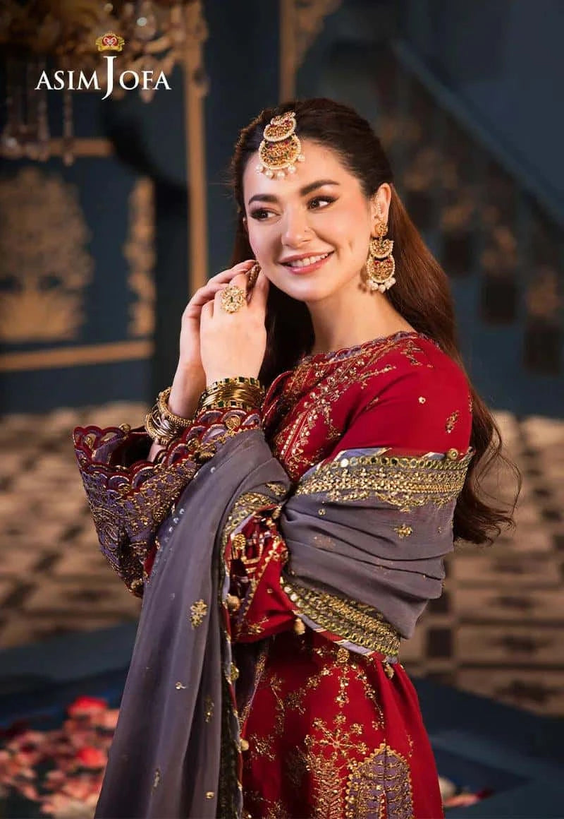 AJFI 27 - Fasana e Ishq By Asim Jofa Luxury Lawn