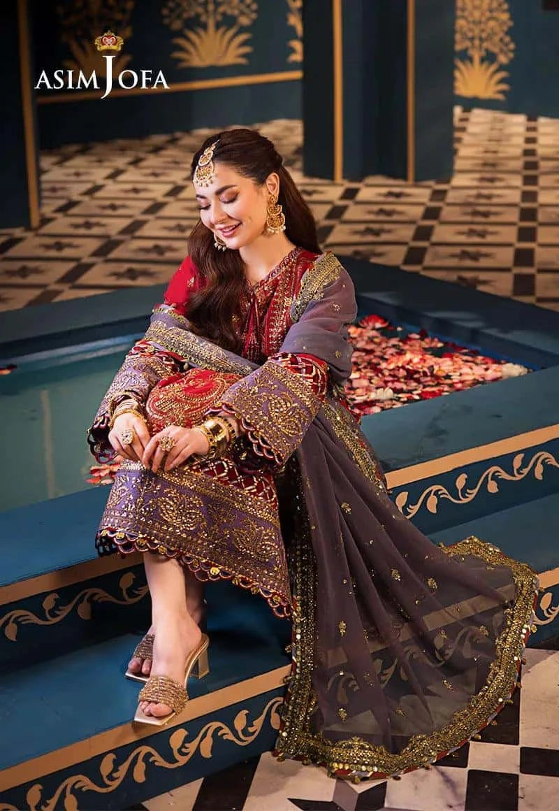 AJFI 27 - Fasana e Ishq By Asim Jofa Luxury Lawn