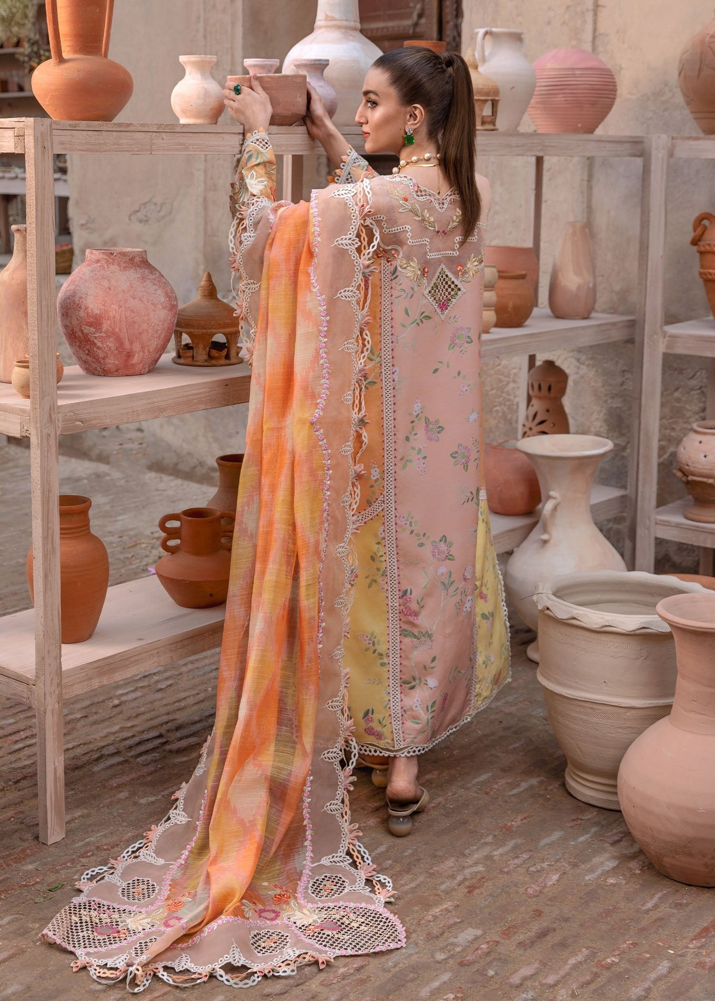 D4B- BONJOUR AND BLOOM| TASAWAR  By Crimson Lawn`25