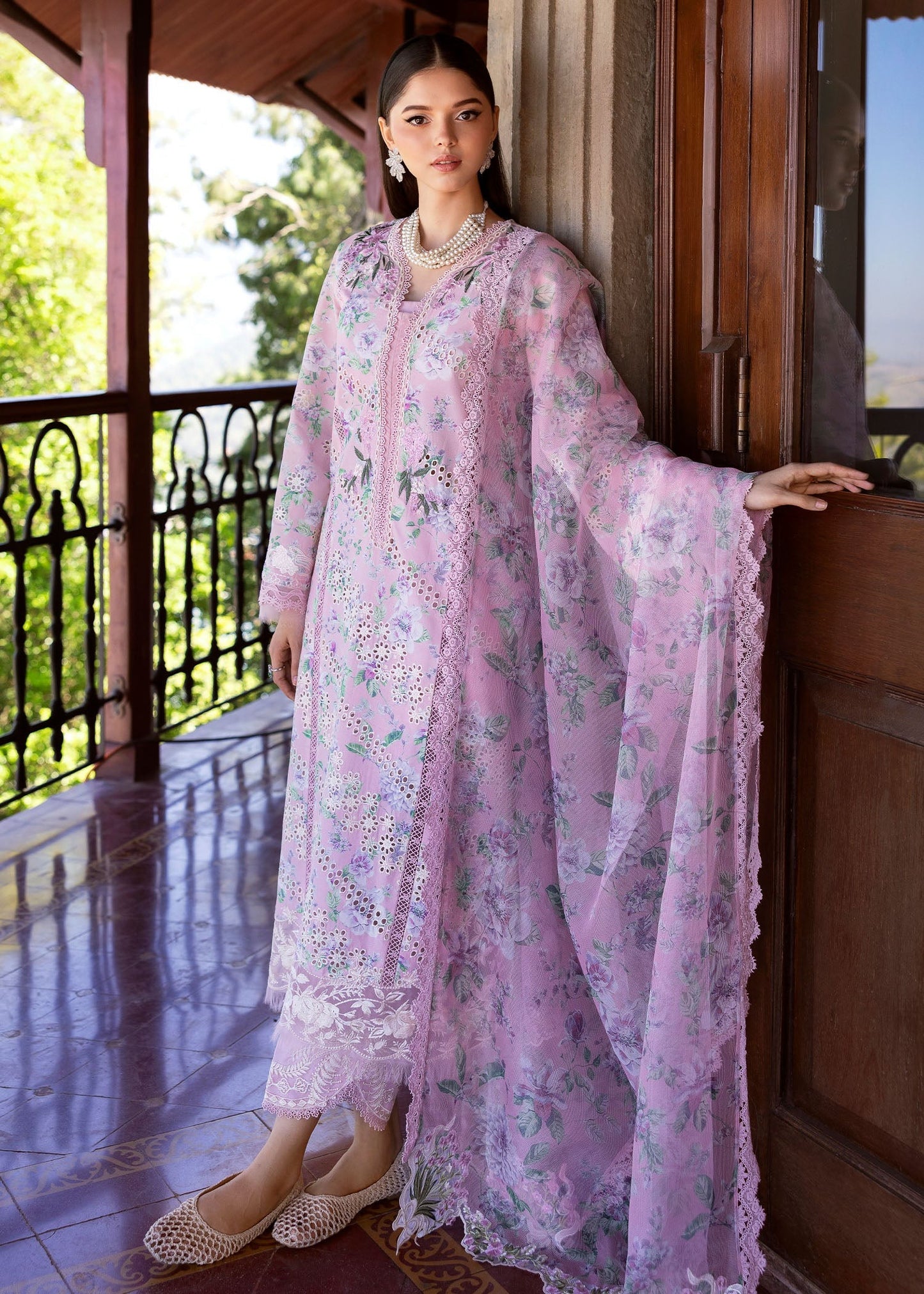 5A-CELESTIAL BREEZE | Bloom By Saira Shakira Unstitched Lawn`25