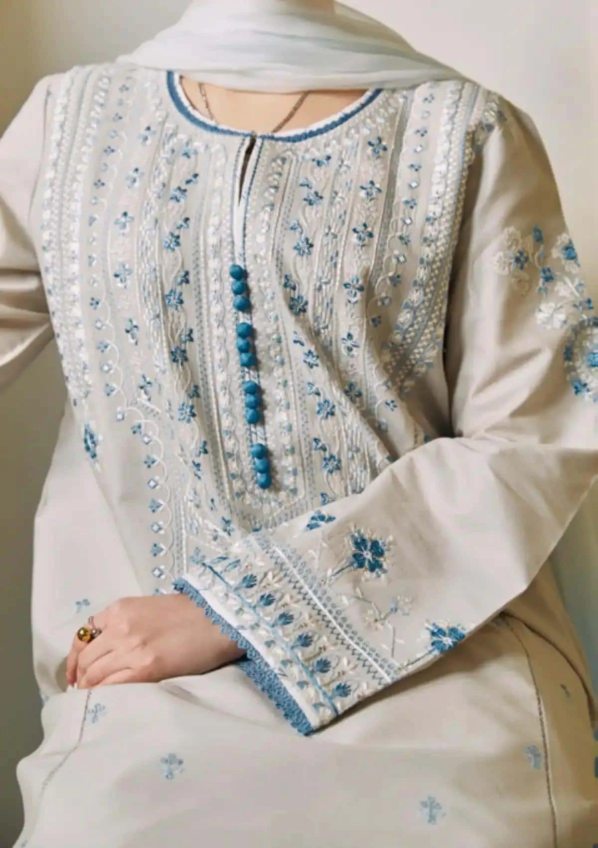 Coco by Zara Shahjahan Embroidered Lawn Unstitched 3Pc 02A BANO