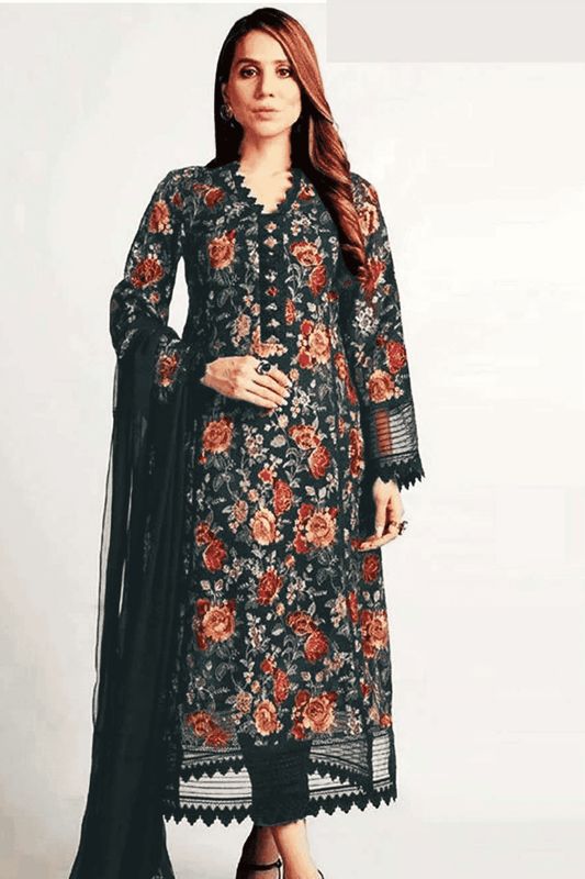 D 04B - Bareeze Karandi Bamber Shawl By Bin Shaukat (Winter)