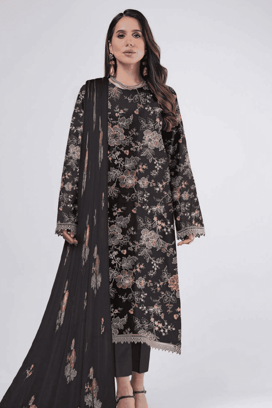 D 07C - Bareeze Karandi Bamber Shawl By Bin Shaukat (Winter)