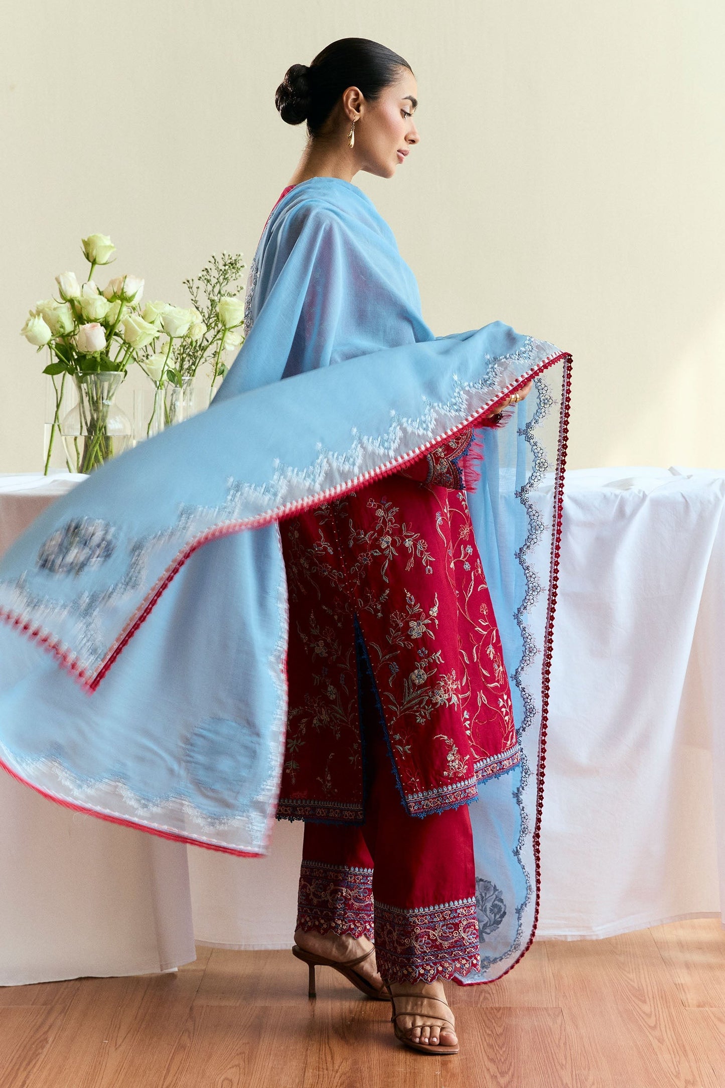 Opal-D1 | COCO EID EDIT`25 - Embroidered Lawn