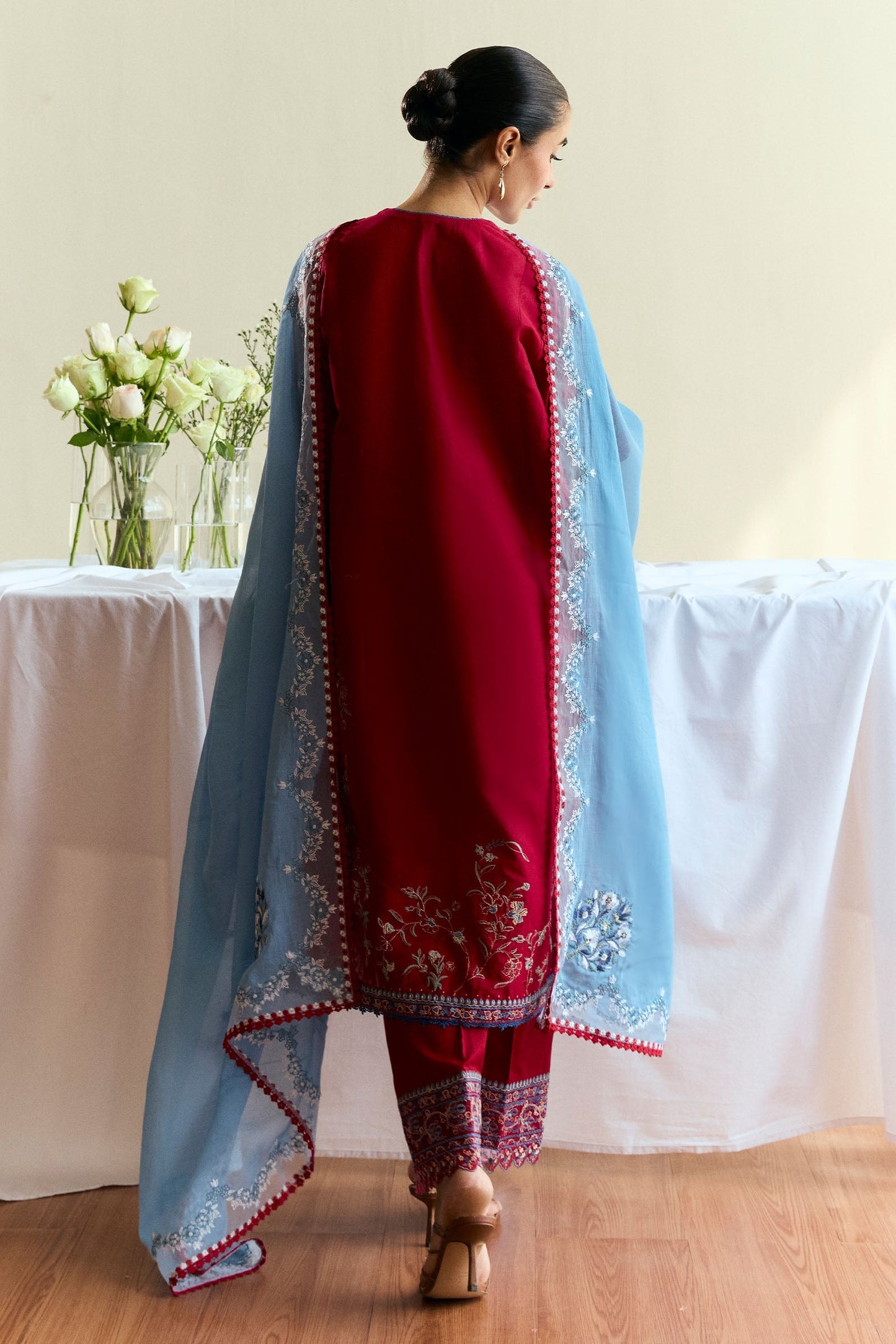Opal-D1 | COCO EID EDIT`25 - Embroidered Lawn