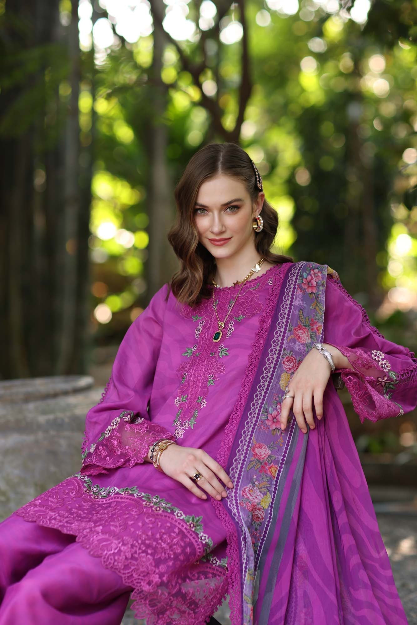 D1-A | Noor Luxe Eid Printedkaari