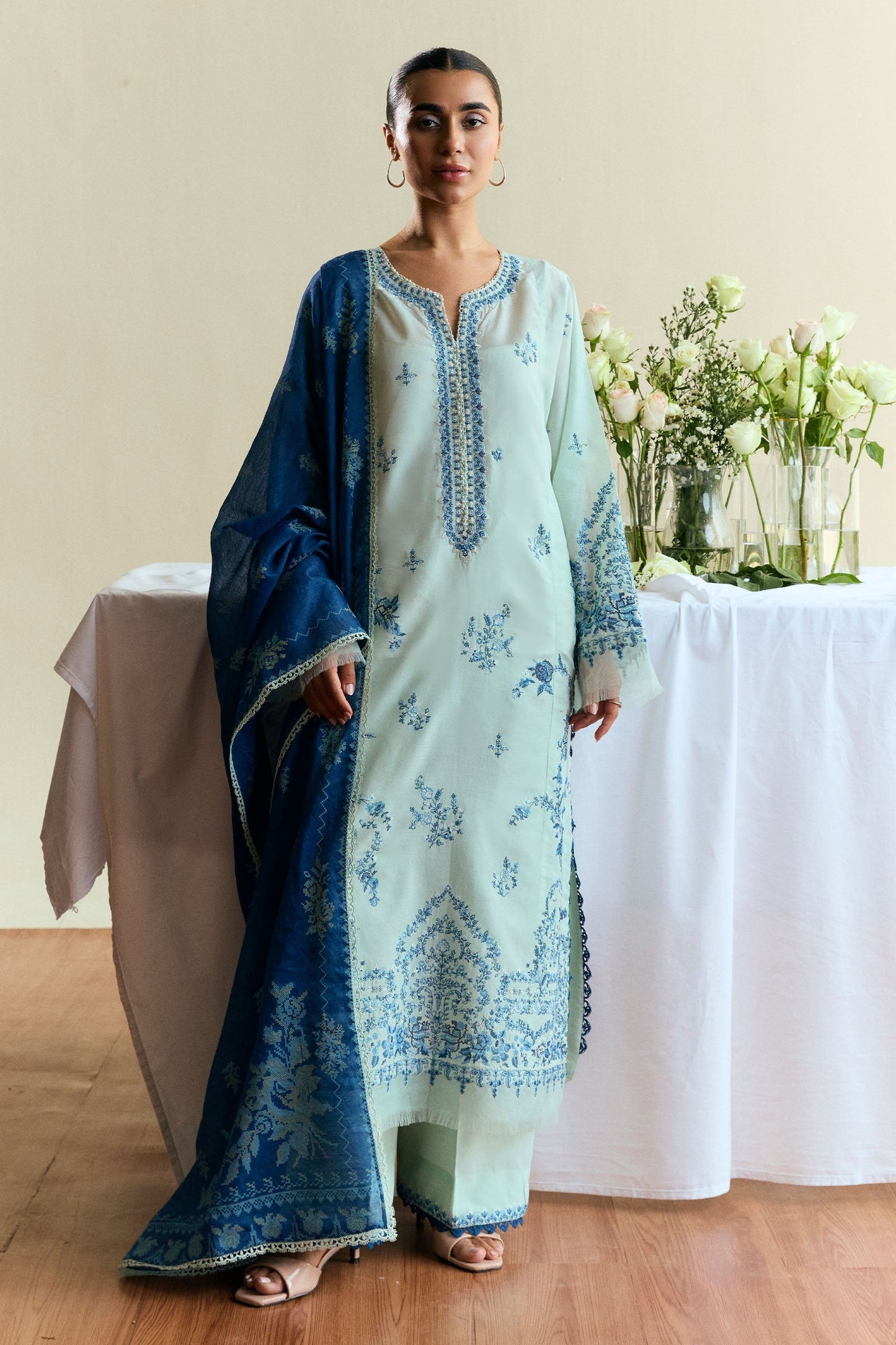 Isle-D10 | COCO EID EDIT`25 - Embroidered Lawn