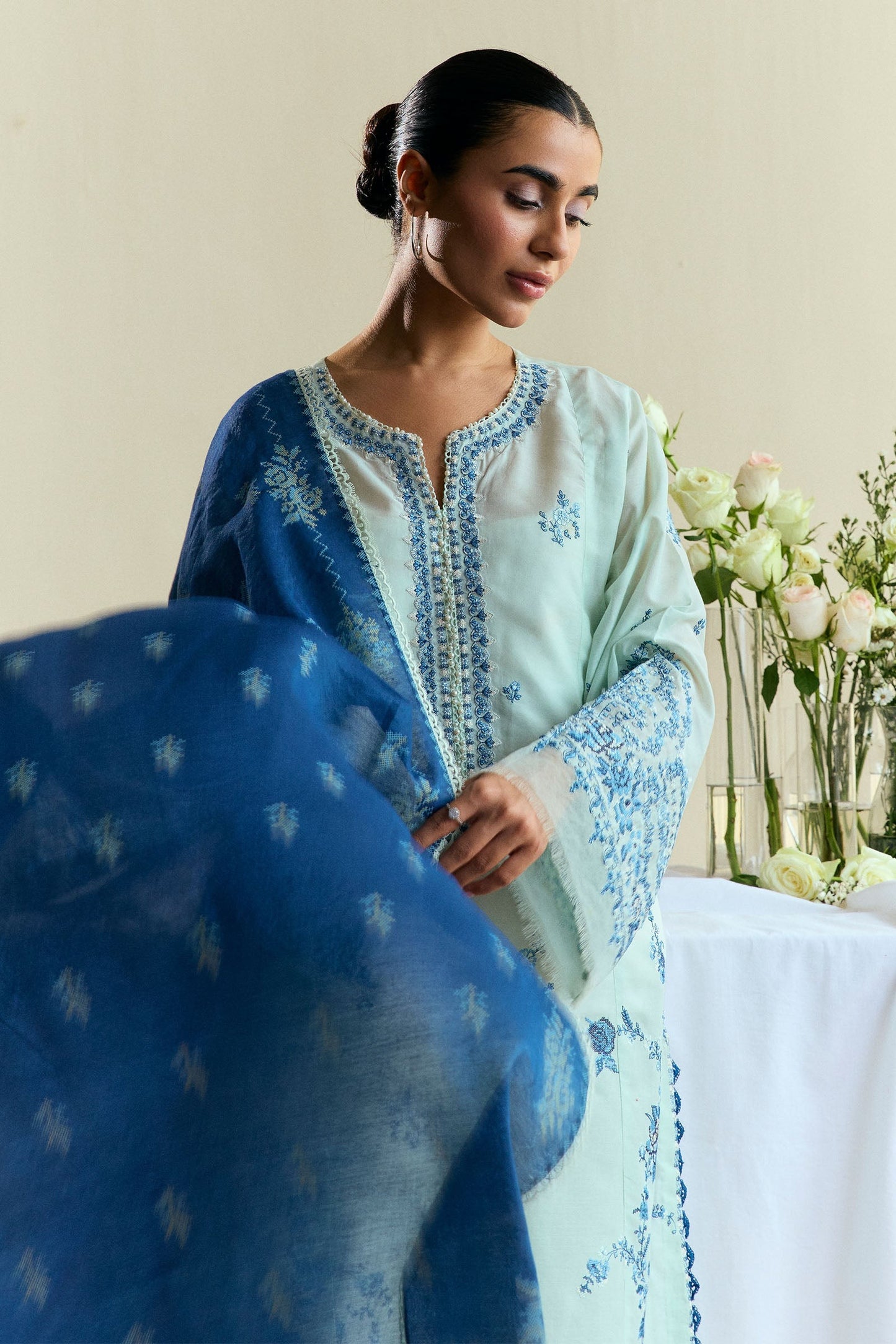 Isle-D10 | COCO EID EDIT`25 - Embroidered Lawn