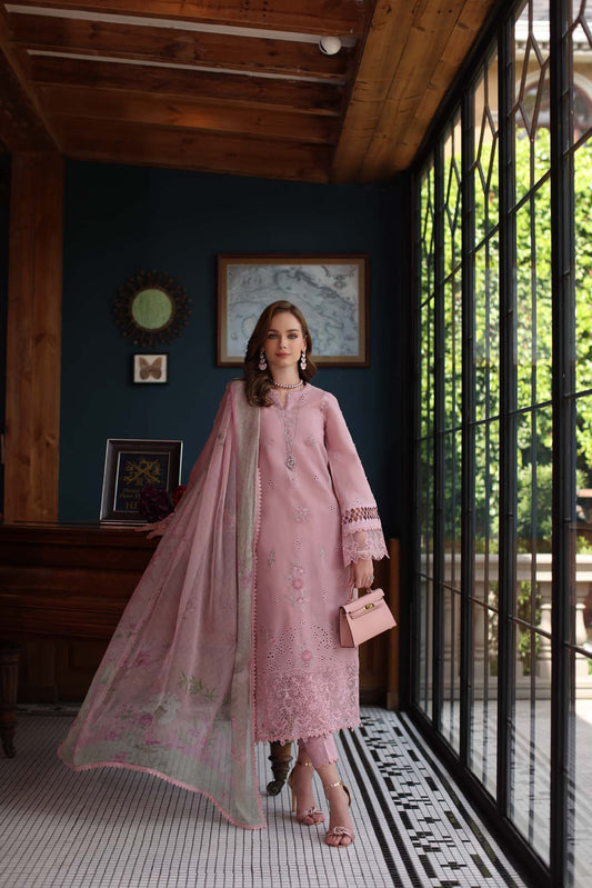 D3- Blush Pink | Eid Luxury Schiffli Laserkai`25