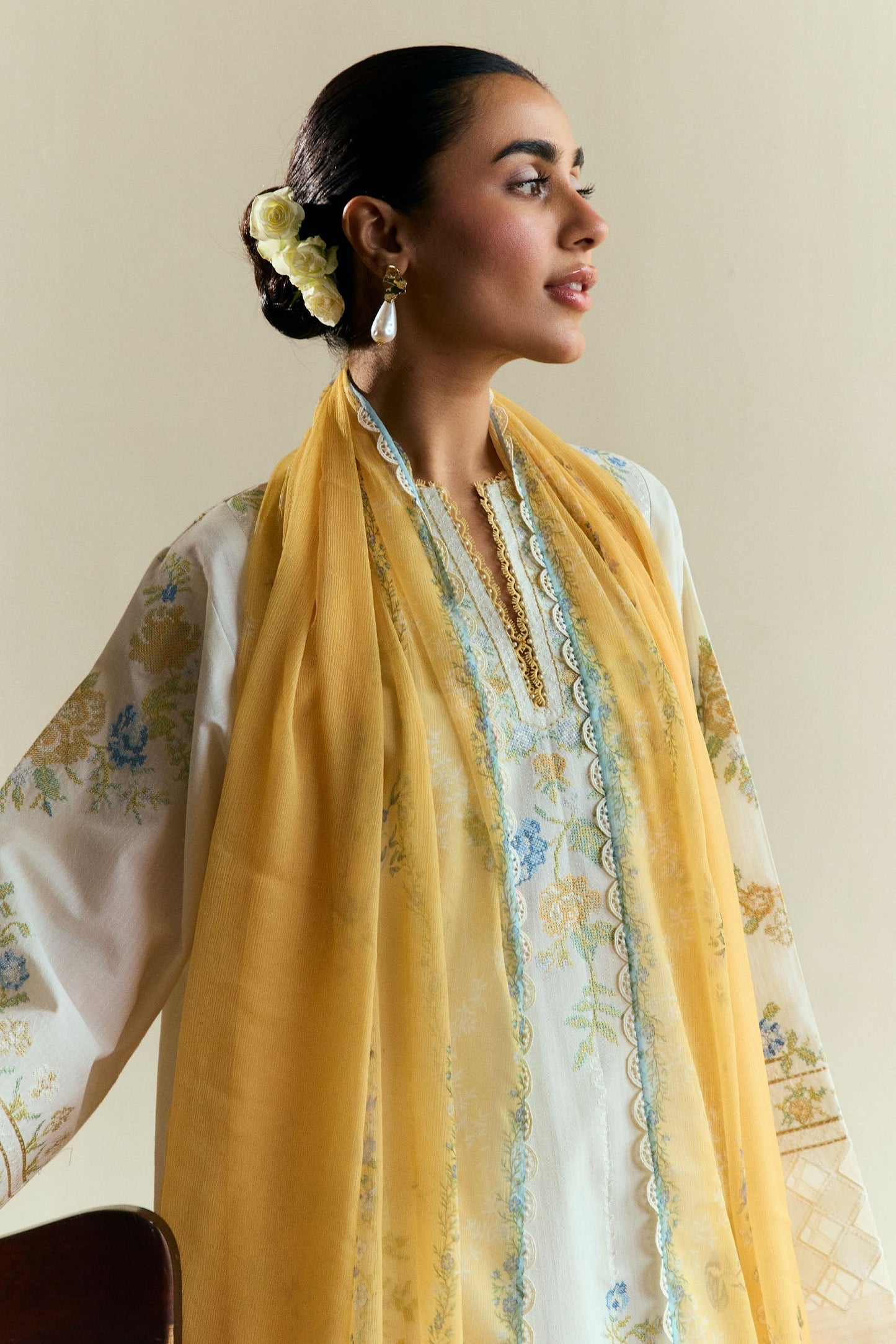 Solace-D3 | COCO EID EDIT`25 - Embroidered Lawn