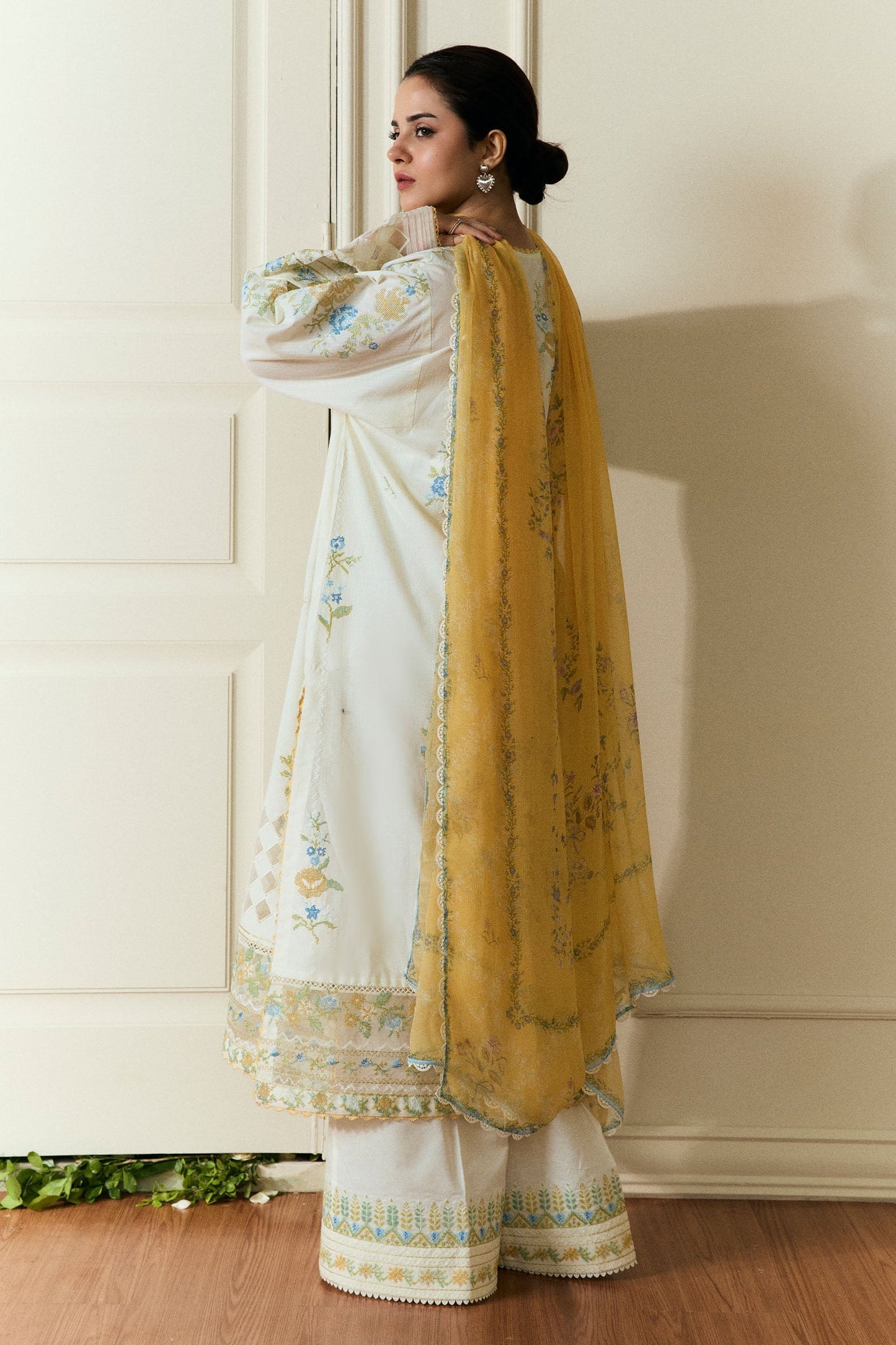 Solace-D3 | COCO EID EDIT`25 - Embroidered Lawn