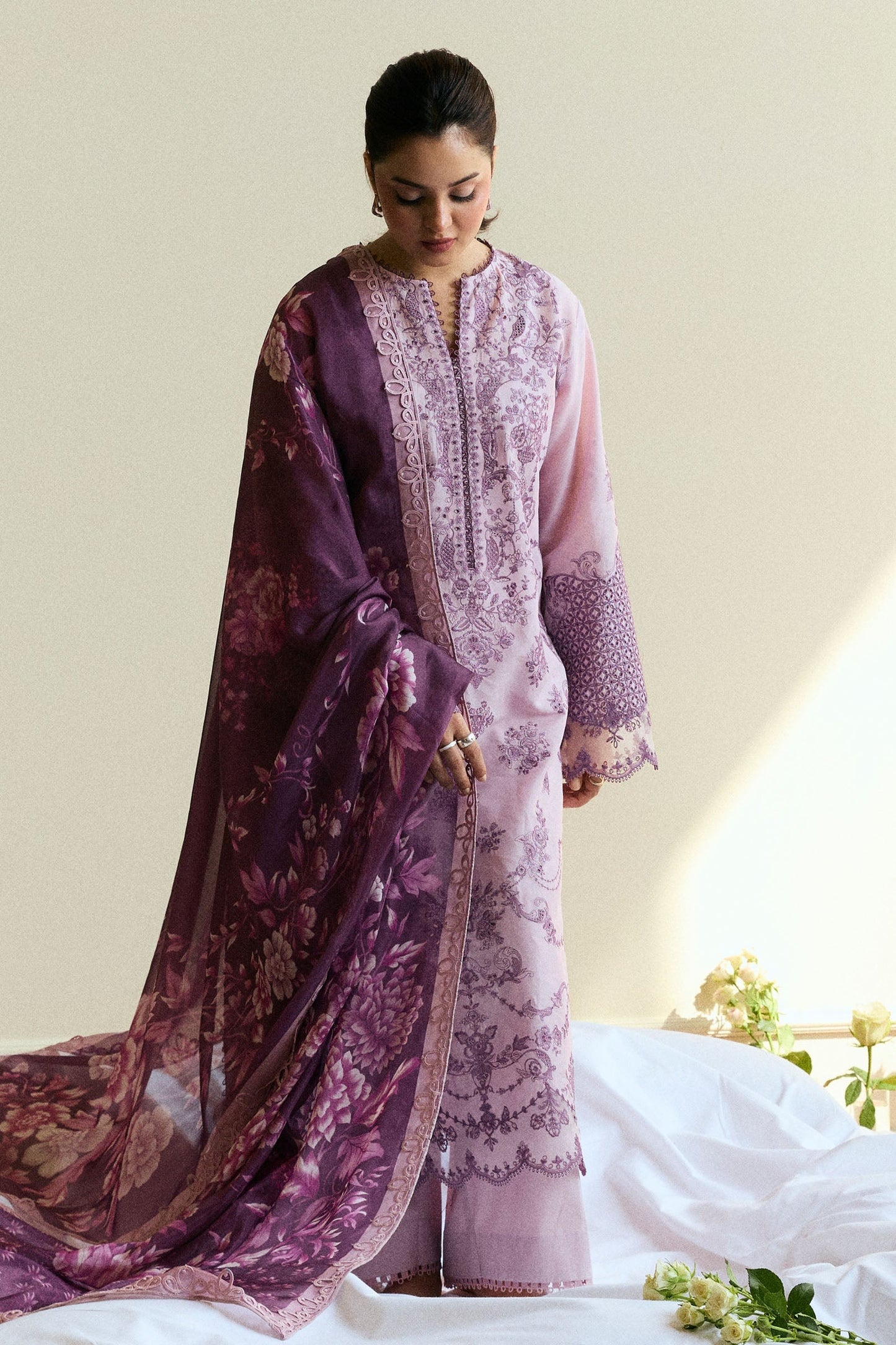 Quince-D5 | COCO EID EDIT`25 - Embroidered Lawn