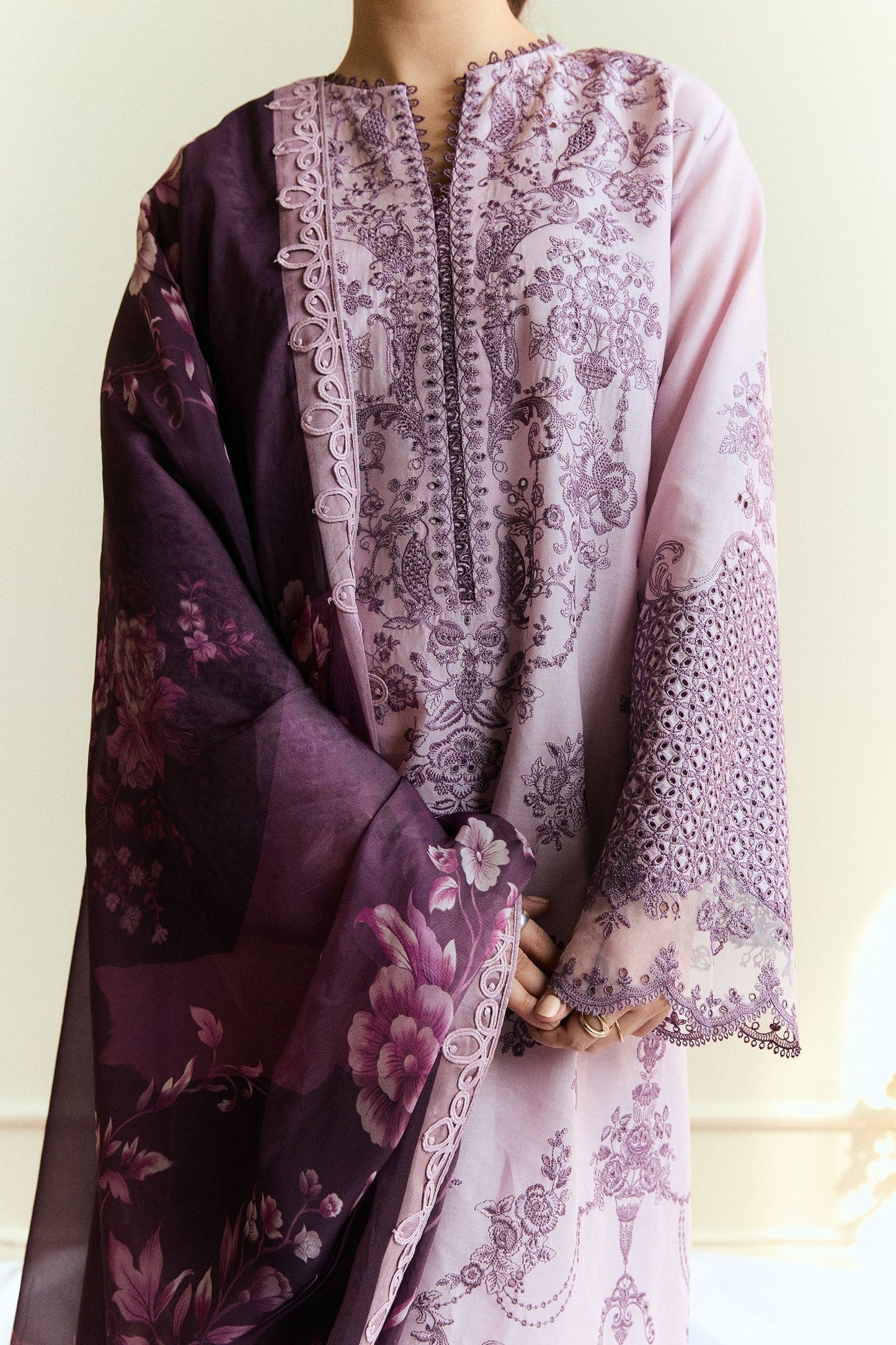 Quince-D5 | COCO EID EDIT`25 - Embroidered Lawn