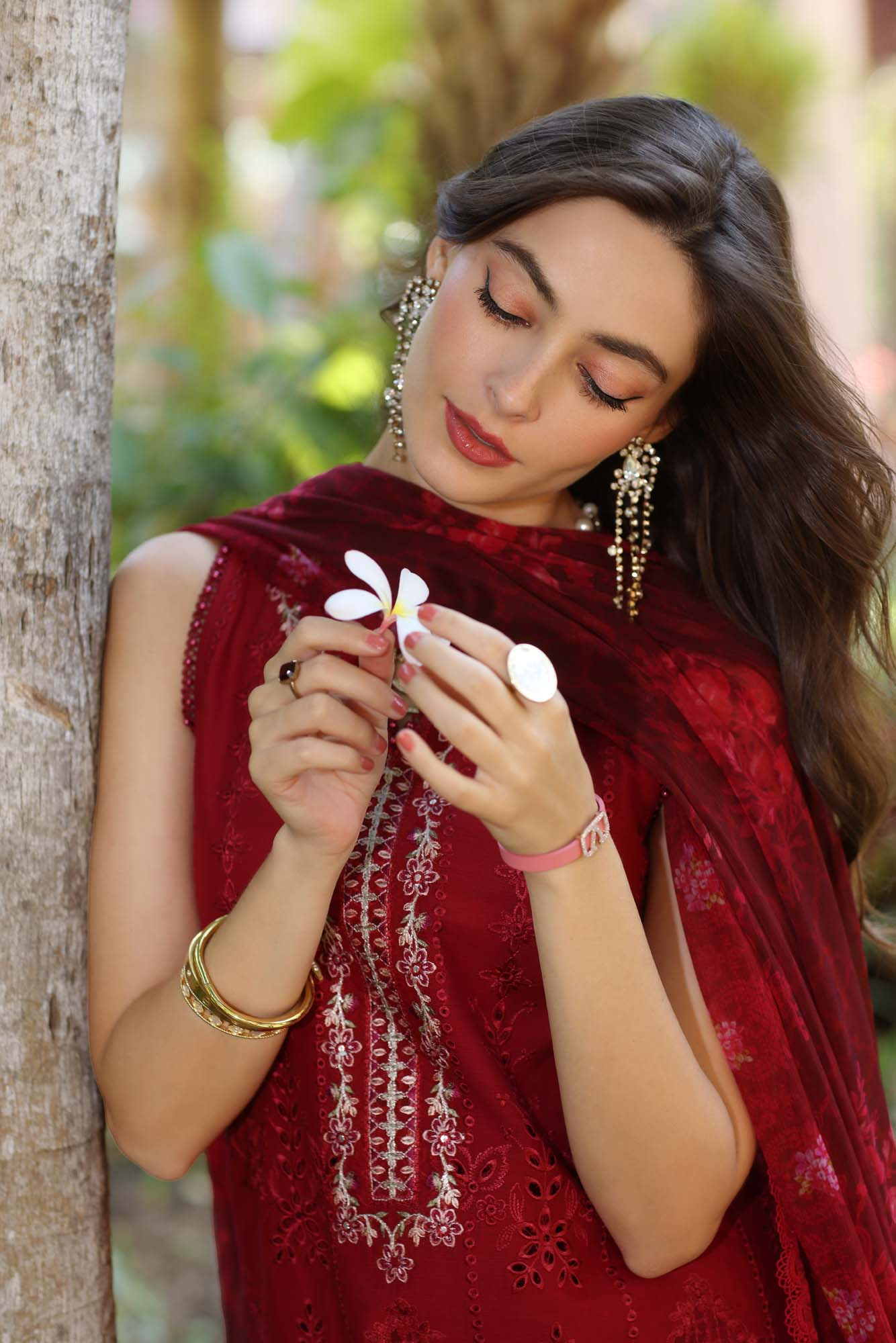 D7-A | Noor Eid Luxury Handwork Laserkaari Lawn`25