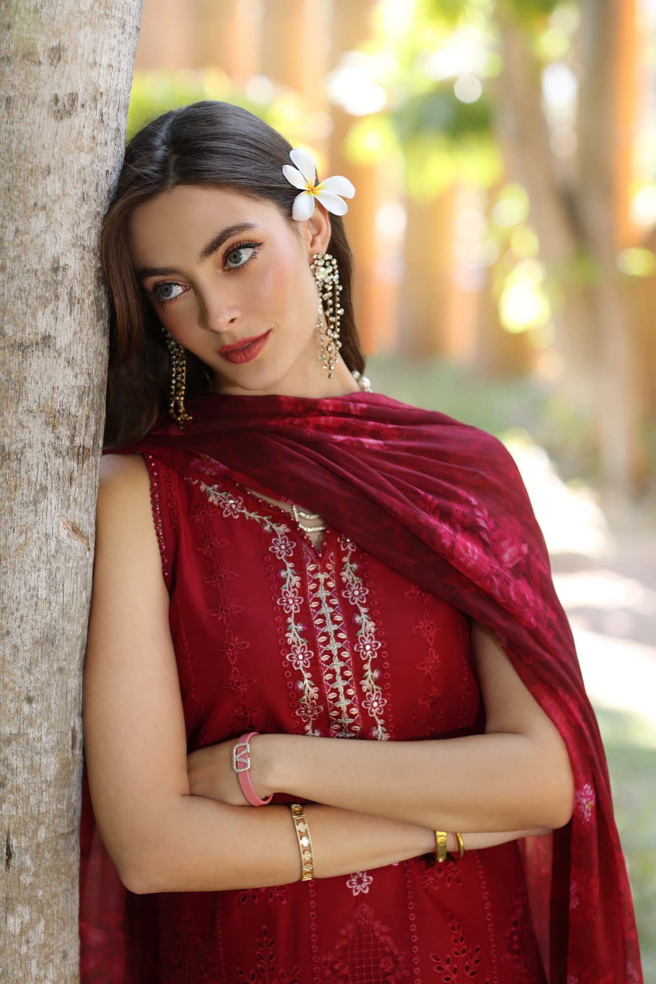 D7-A | Noor Eid Luxury Handwork Laserkaari Lawn`25