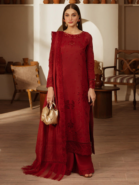 D8 - HOORAIN | Florence By Mahnur - Lawn`25