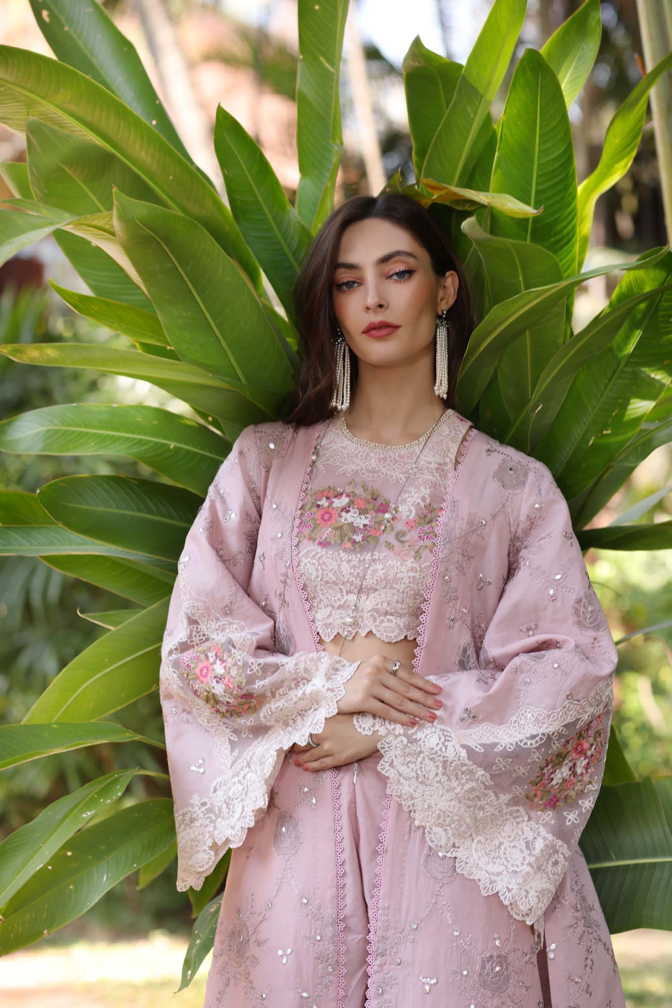 D8-A | Noor Eid Luxury Handwork Laserkaari Lawn`25