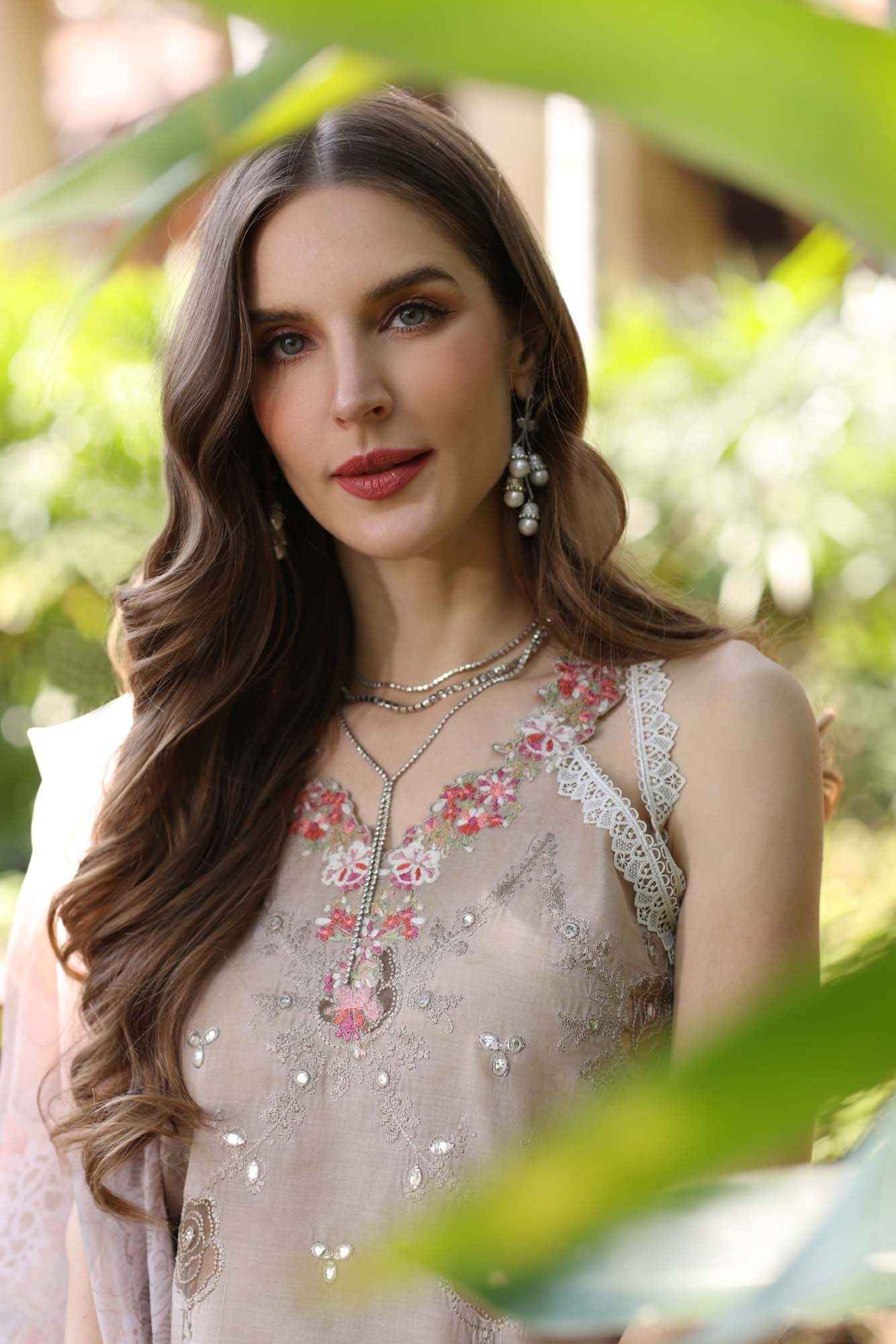 D8-B | Noor Eid Luxury Handwork Laserkaari Lawn`25