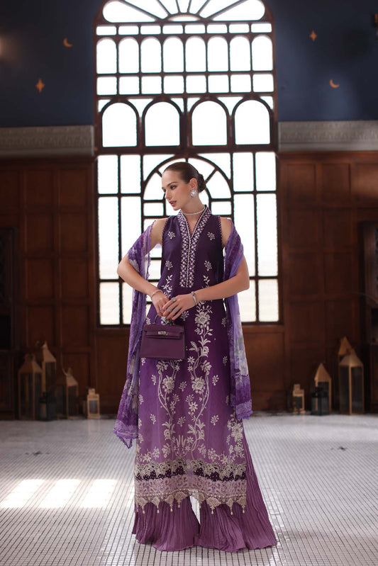 D9-Purple | Eid Luxury Schiffli Laserkai`25