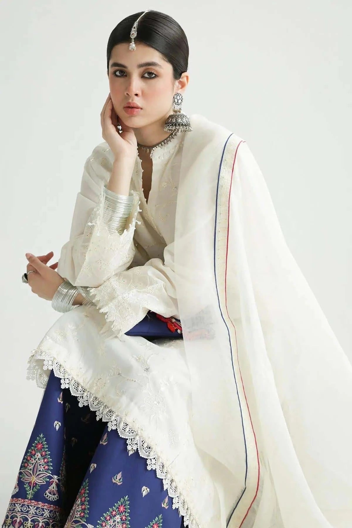 Zara ShahJahan Embroidered Unstitched Lawn 3Pcs   DEENA-12B