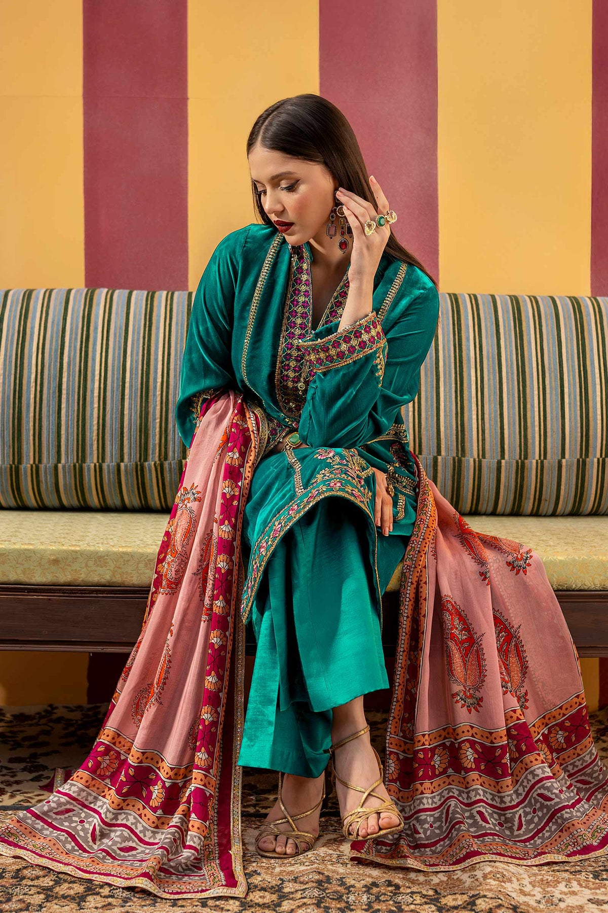 MB-USW24-604 - M.Basics Dyed Raw Silk Suit (Winter`24)