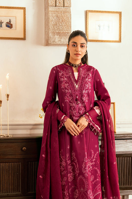 SB-02 SAMEEN | Luxury Lawn Eid Edits`25 By Qalamkar