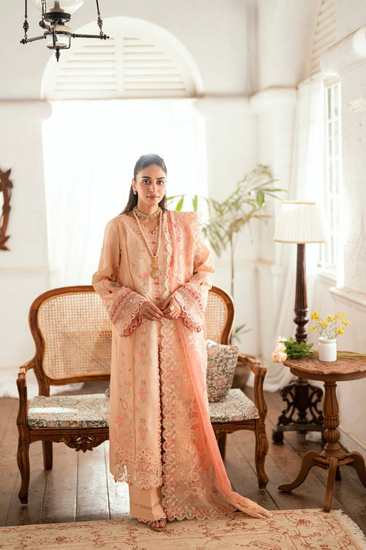 SB-07 ZOYA | Luxury Lawn Eid Edits`25 By Qalamkar