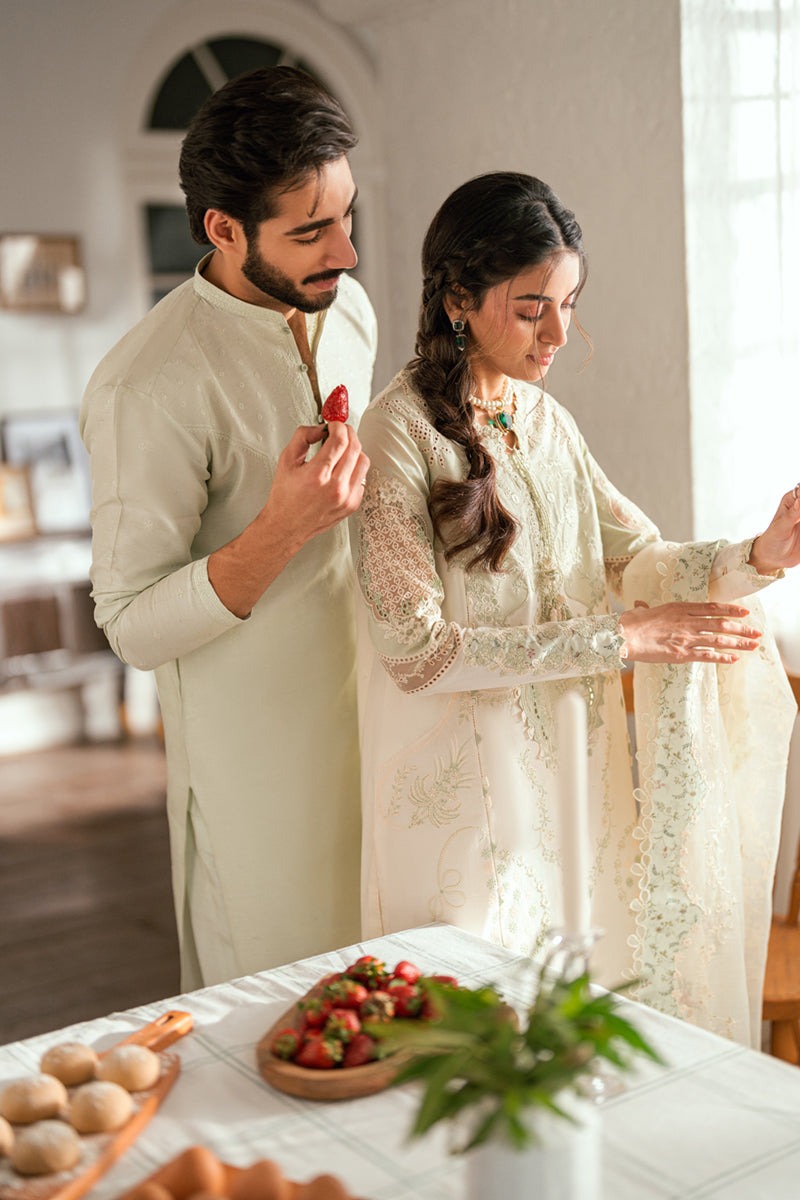 SB-10 Nadia | Luxury Lawn Eid Edits`25 By Qalamkar