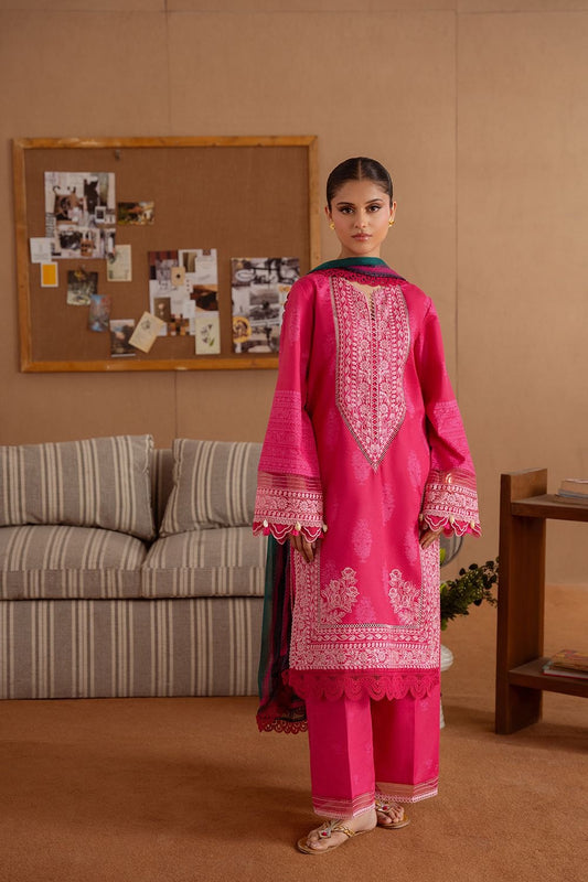 ELARA-01-A | LAANEM SS`25 Unstitched Lawn By Saira Rizwan