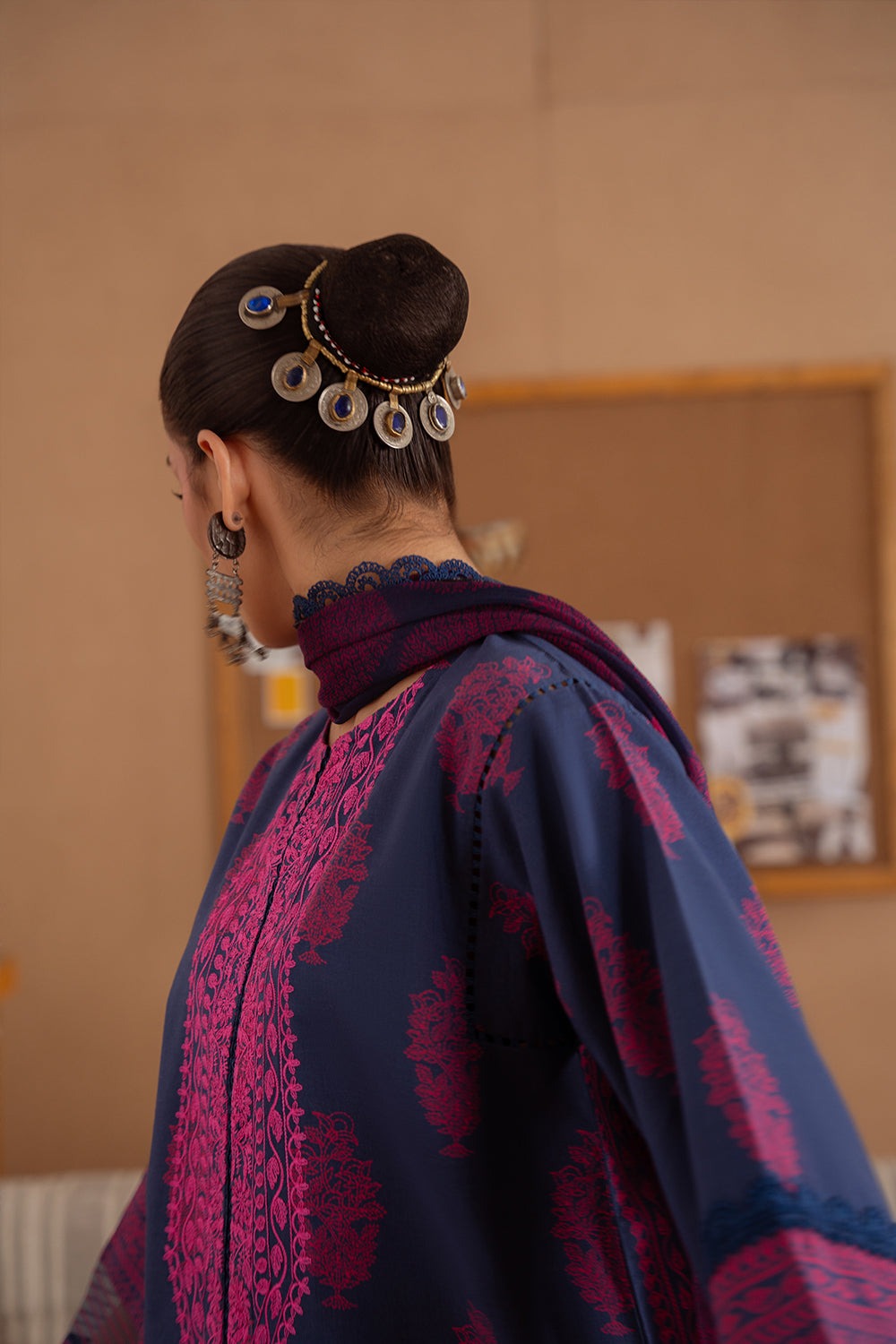 ELARA-01-B | LAANEM SS`25 Unstitched Lawn By Saira Rizwan