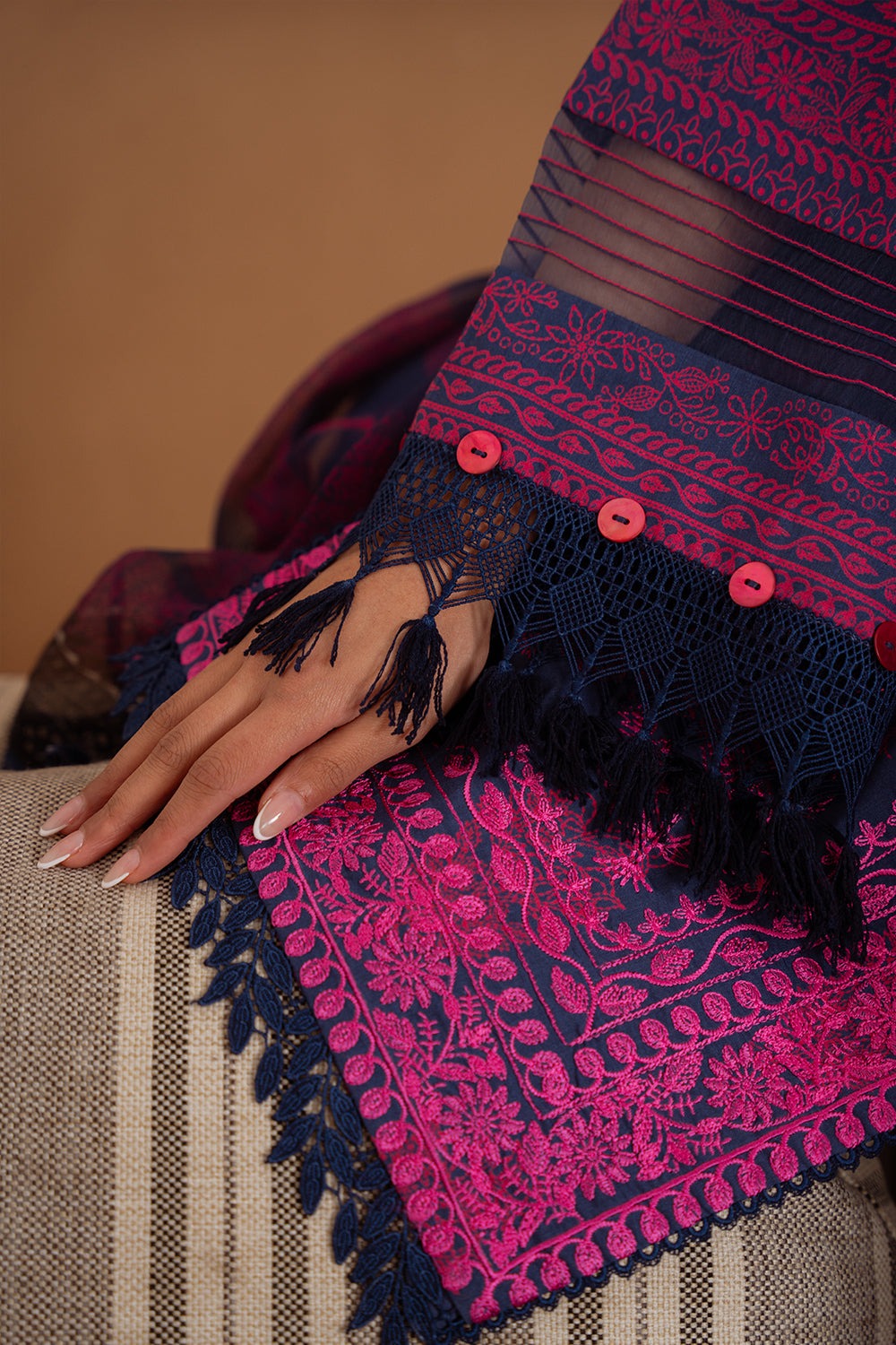 ELARA-01-B | LAANEM SS`25 Unstitched Lawn By Saira Rizwan