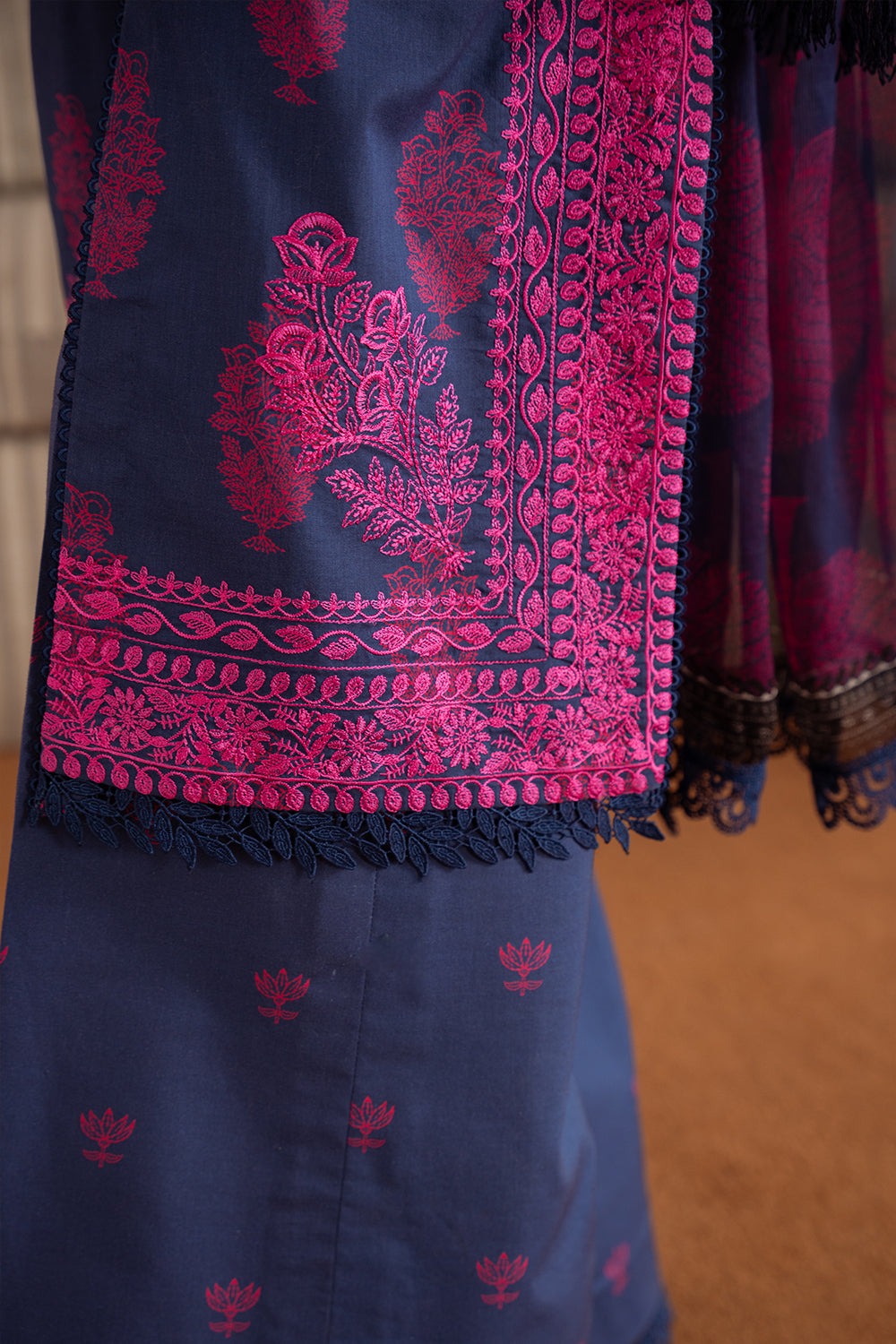 ELARA-01-B | LAANEM SS`25 Unstitched Lawn By Saira Rizwan