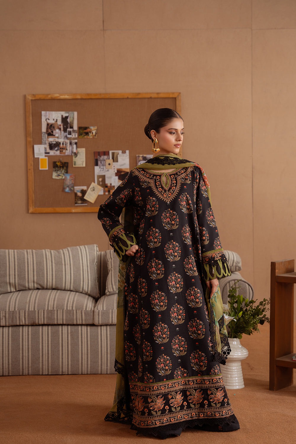 NERIDA-02-B | LAANEM SS`25 Unstitched Lawn By Saira Rizwan