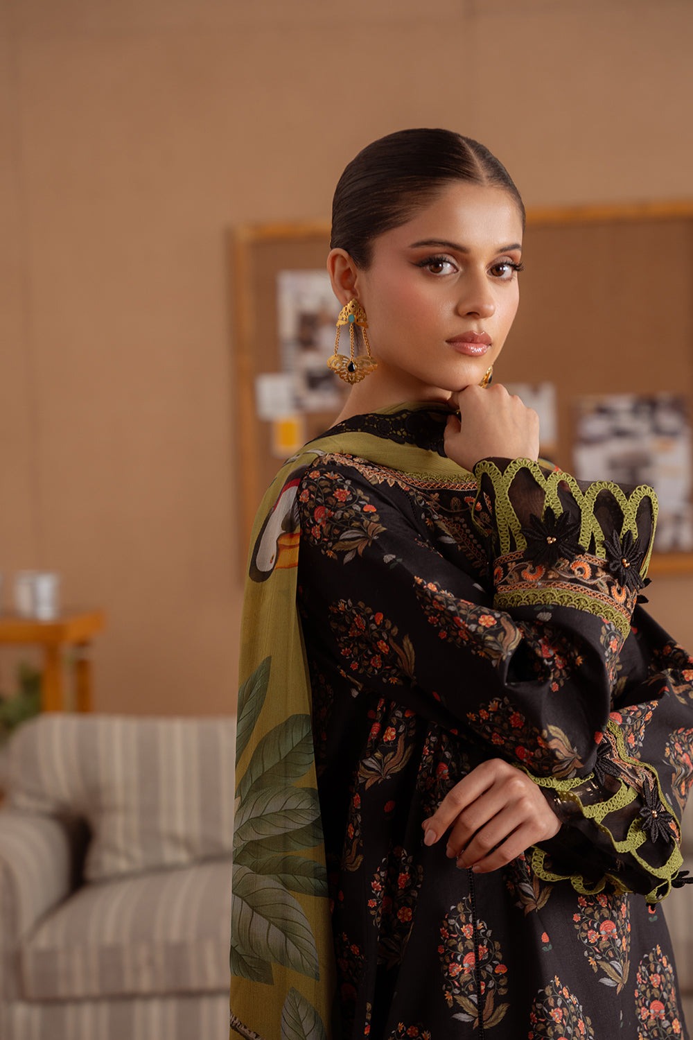 NERIDA-02-B | LAANEM SS`25 Unstitched Lawn By Saira Rizwan