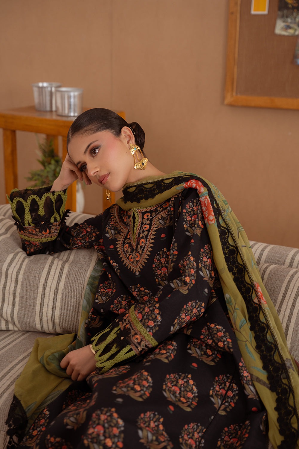NERIDA-02-B | LAANEM SS`25 Unstitched Lawn By Saira Rizwan
