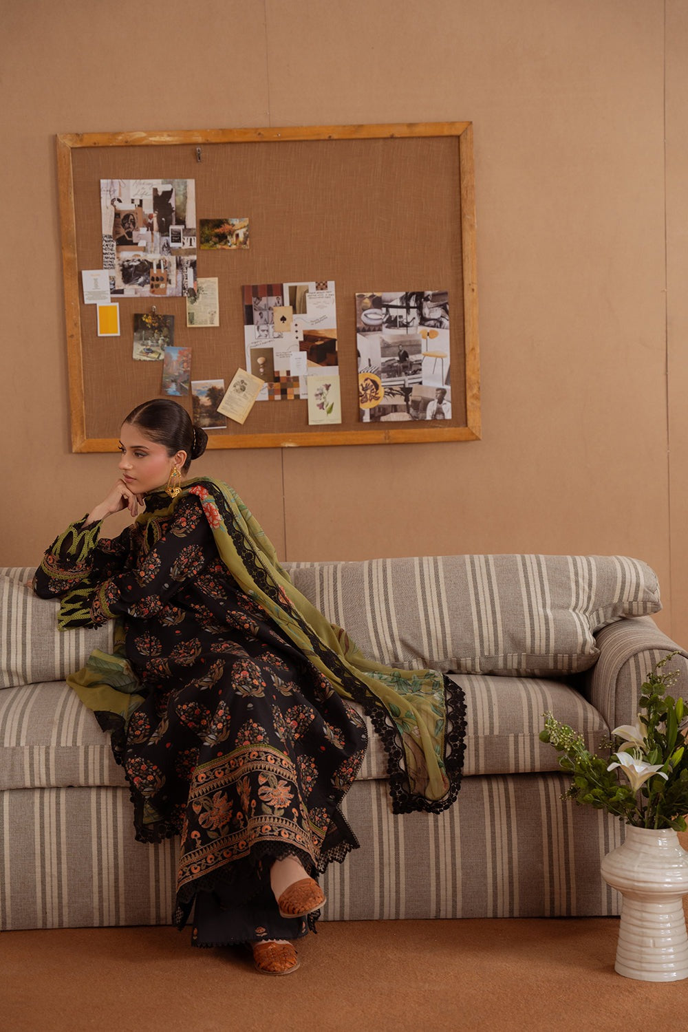 NERIDA-02-B | LAANEM SS`25 Unstitched Lawn By Saira Rizwan