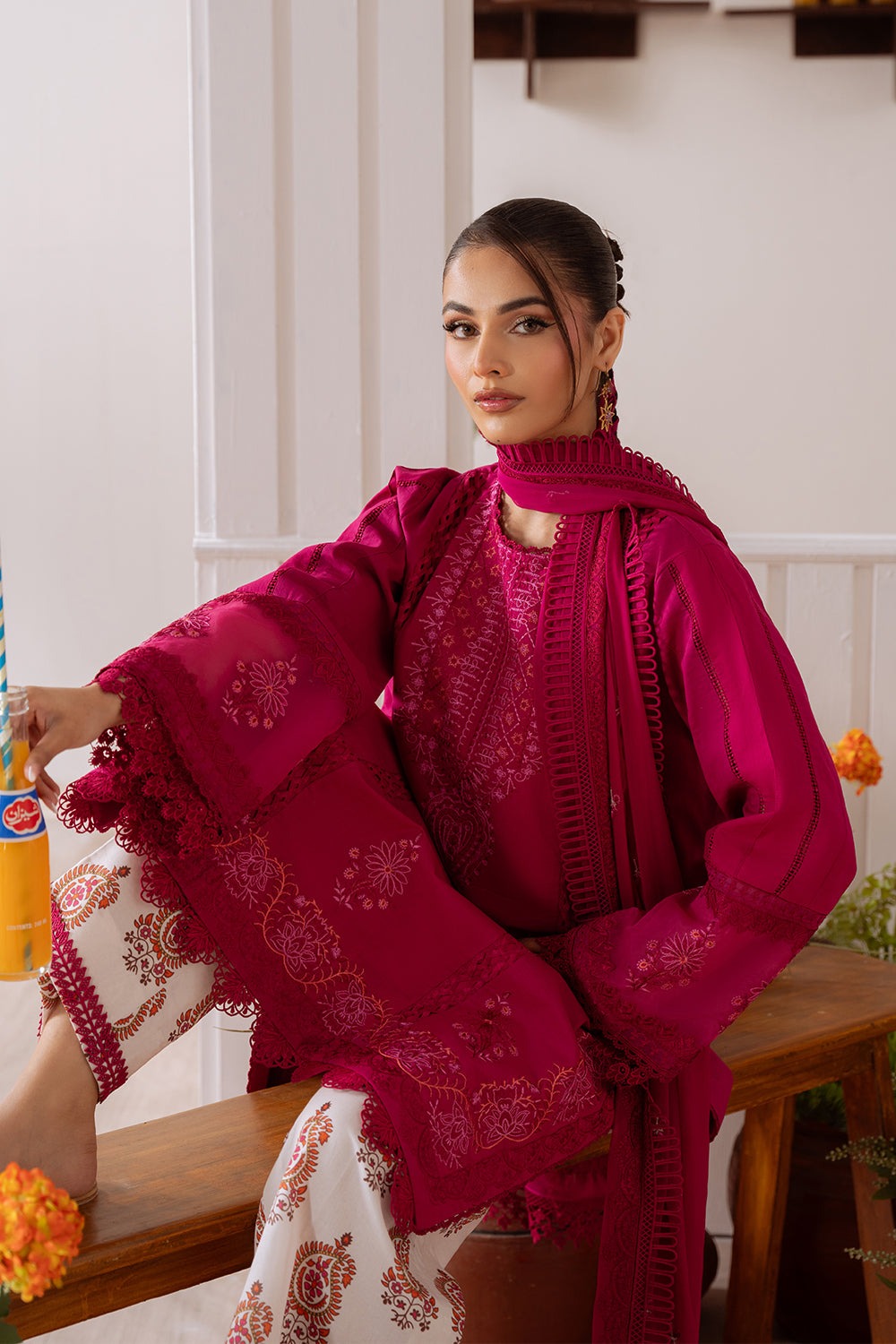 ZAFIRA-03-B | LAANEM SS`25 Unstitched Lawn By Saira Rizwan