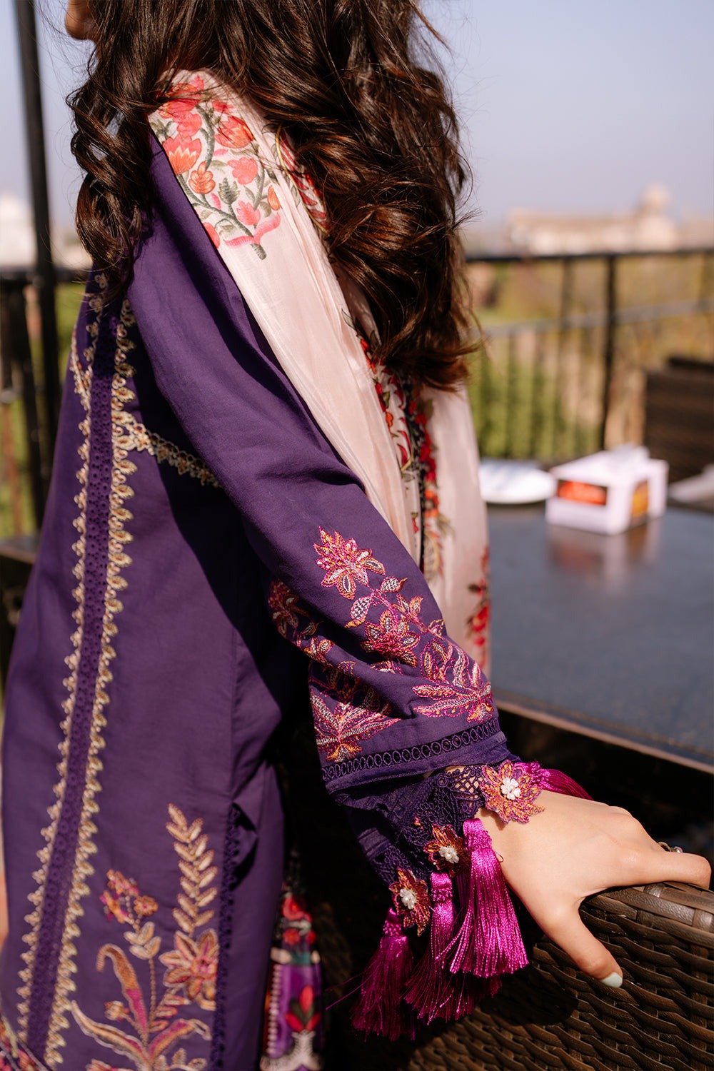 ELIF-05-B | LAANEM SS`25 Unstitched Lawn By Saira Rizwan